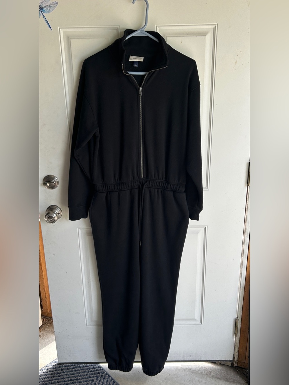 Black Women’s Zip-Front Jumper